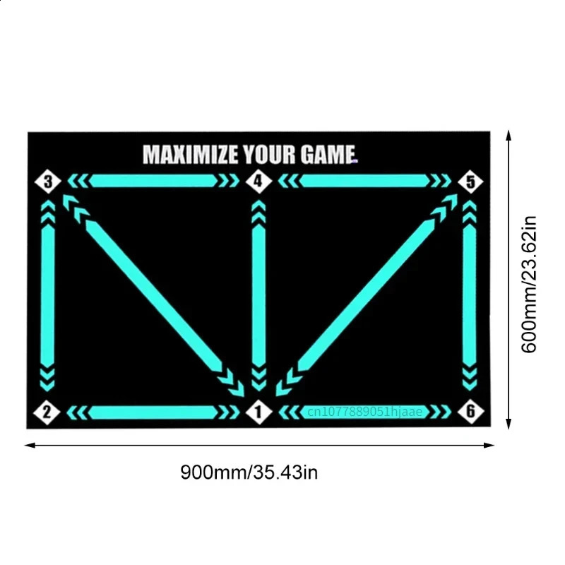 90cm Football Training Mat Durable Anti slip Foldable Dribble for Children and Adults Indoor Equipment 241008