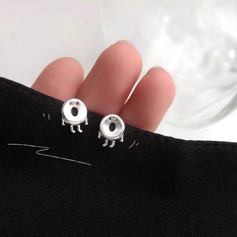 pure sier needle cookies earrings funny donuts cute artistic little fresh birthday gift