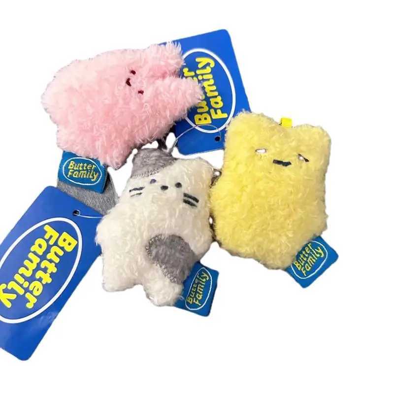 7cm butter rabbit cutting keychain anime plush toy stuffed animal soft plush childrens gift doll BirtayXJ250409
