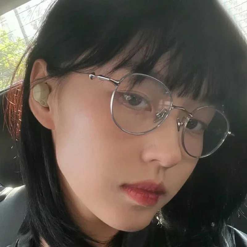 Vintage Anti Blue Light Glasses Women Small Frame Metal Oval Shades Sunglasses For Men Eyewear Frames Ladies Sun Glasses DesignX241008