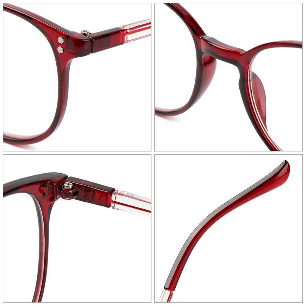 Hot Sale High-definition Reading Glasses Unisex Fashion Ultralight PC Frames Presbyopic Glasses Vision Care Eyewear +1.00~4.00X241008