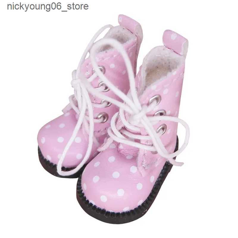 Boots Tilda 1/8 Doll Boots Toy Shoes For Blythe Pullip Doll Mini Winter Leather Boots Shoes for Blyth Accessories for Dolls Toys L240910