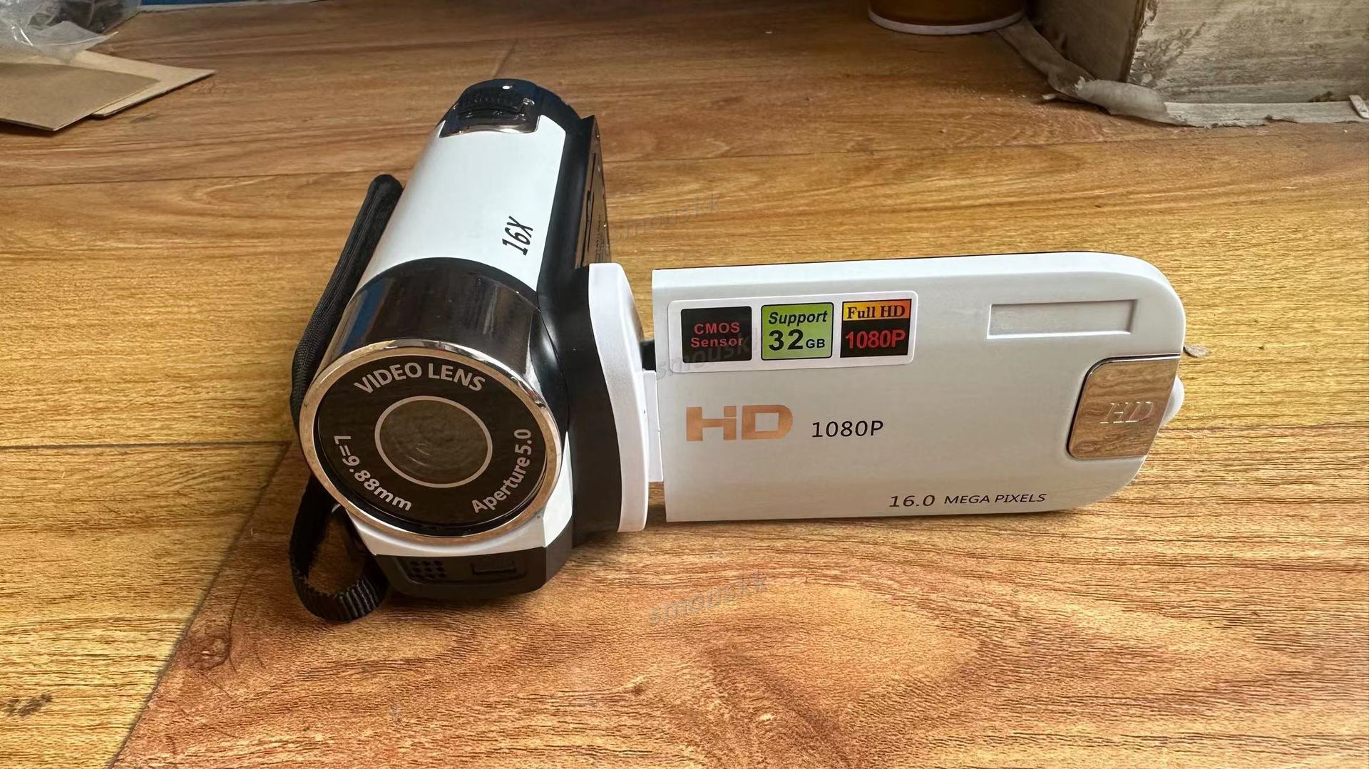 Video Camcorder Full HD 4K 48MP Camera Recorder 270° Rotation 2.7 Inch Color Screen 16X Zoom Digital Camcorders