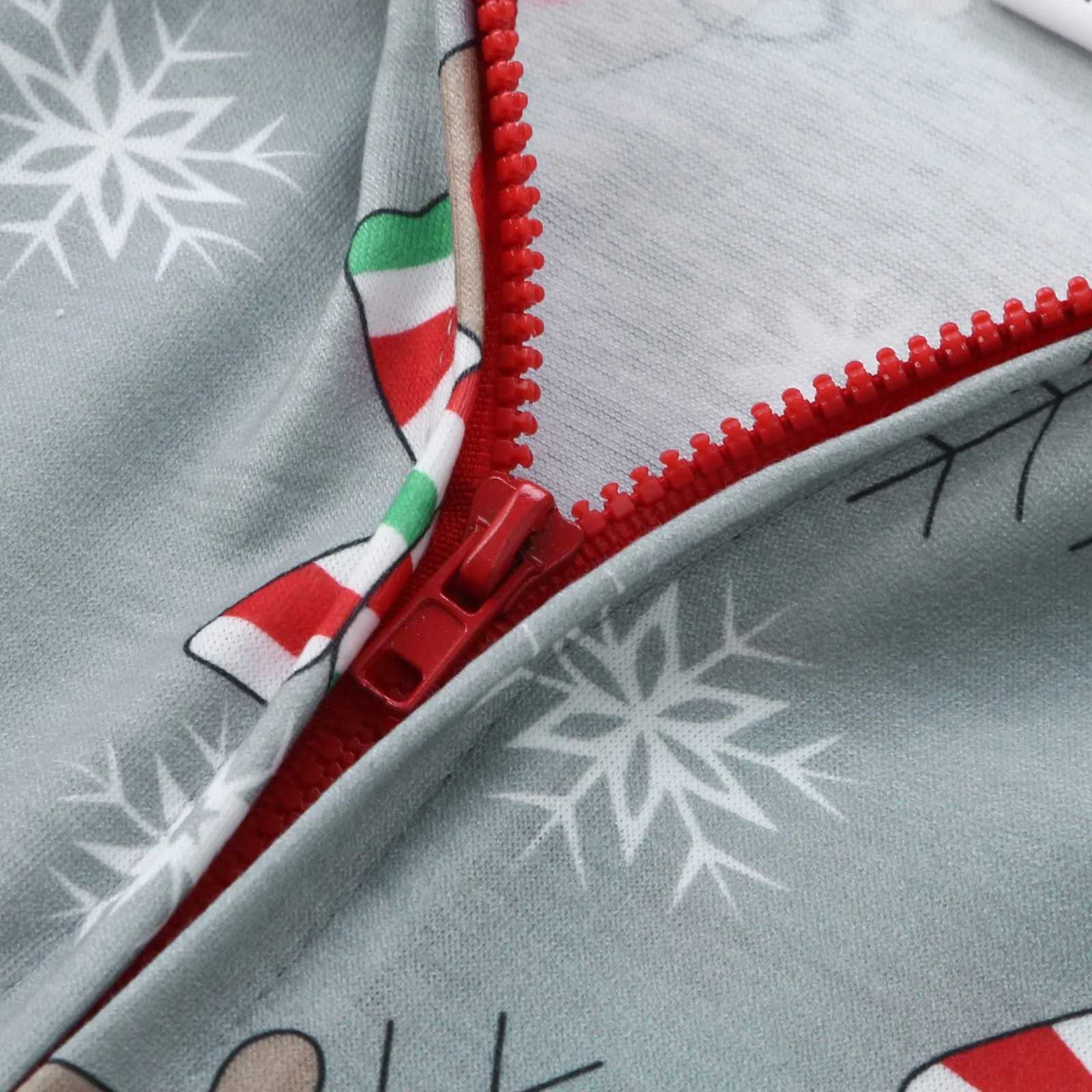 Christmas Family Costume Set Adult Deer Hoodie jumpsuit Family Pajama Santa Claus Pajama Family Costume W241008