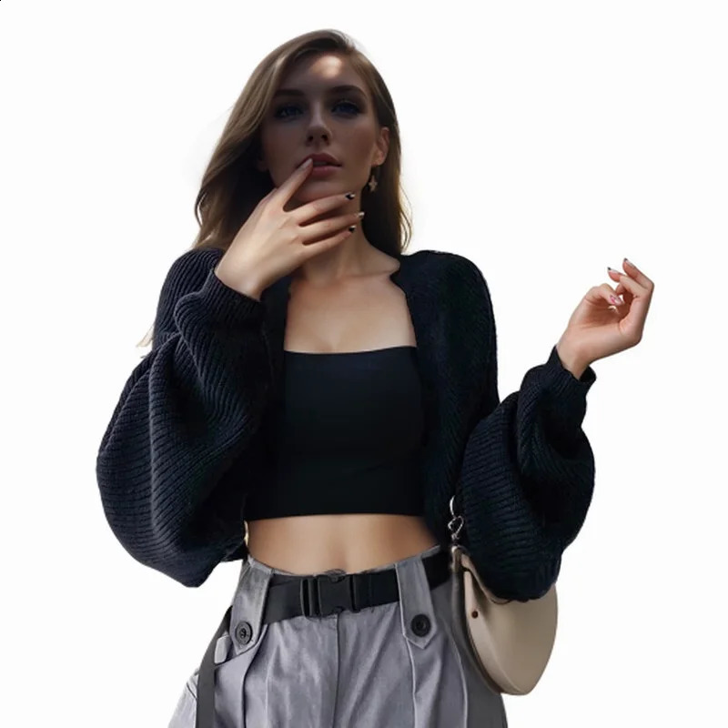 Womens Cardigan Sweaters Oversized y Knit Kimono Slouchy Wrap Batwing Open Front Outwear Coat 240924