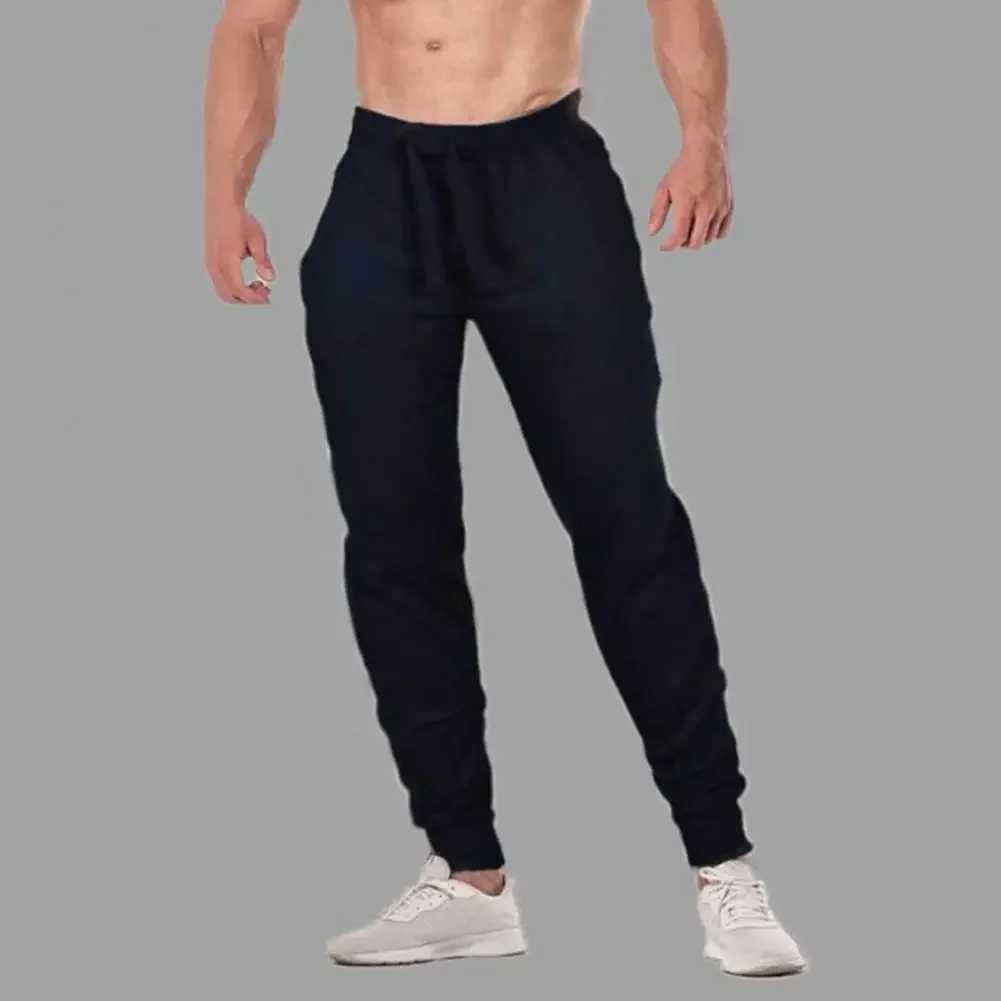 Mens Fashion Print Long Pants Autumn and Winter Fleece Casual Sweatpants Bottoms multicolour Jogging Fitness Sports TrousersX241008