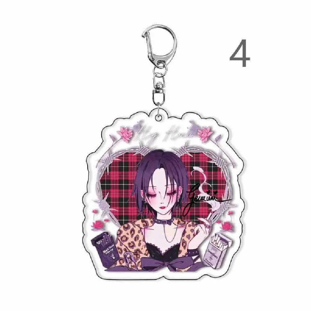 Anime Nana keychain cartoon bag fun pendant keychain jewelry girl fan gift cosplay car keychain pendant jewelryXJ250409