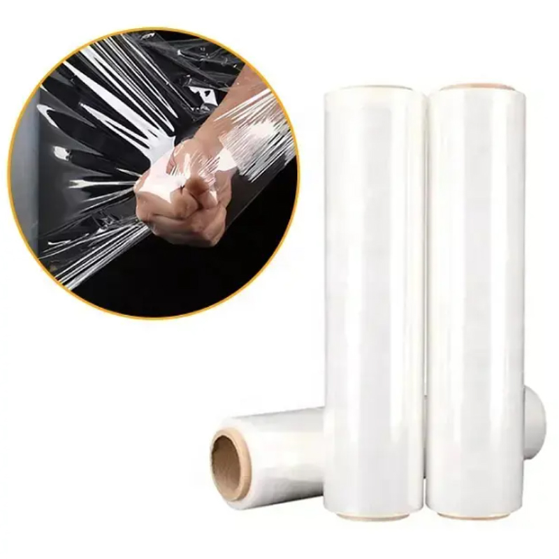 Individual packs are 50cm wide by 244 metres long of flexible transparent absorbent material that is durable and suitable for mobile heavy-duty shrink