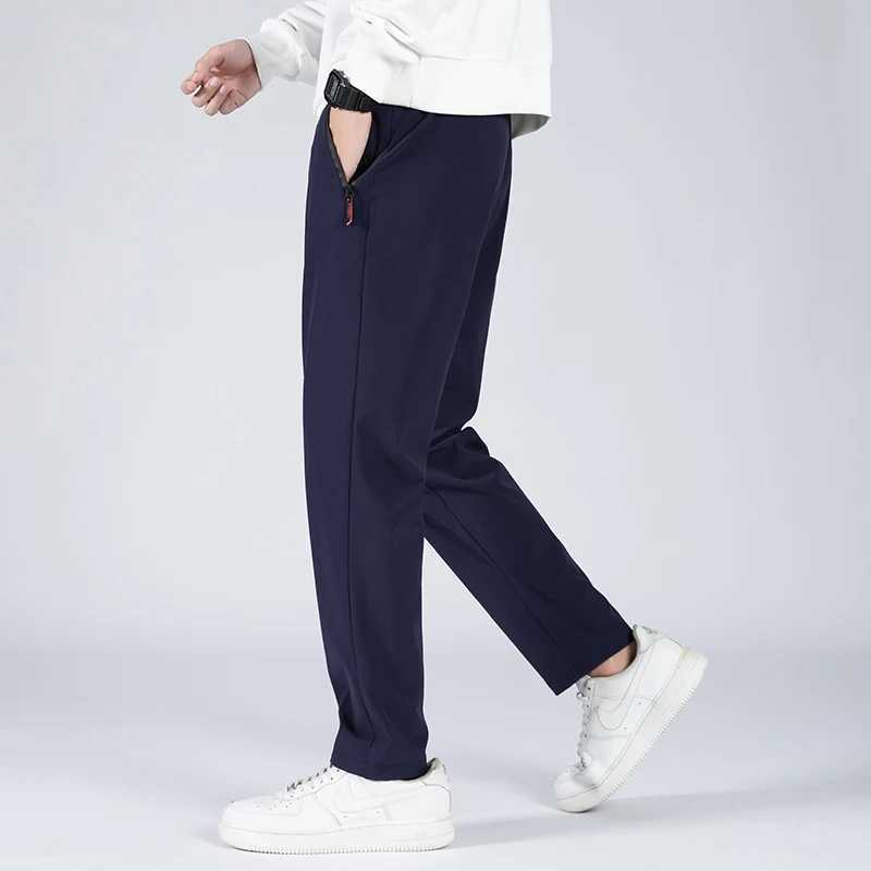 CHRLCK Summer Elastic Men Running Sport Pants Jogging Sweatpants Casual Outdoor Training Gym Fitness TrousersX241008