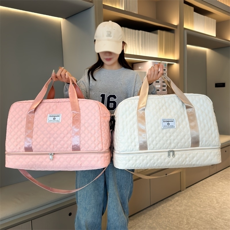 Lightweight Luggage Bag Large Capacity Travel Duffle Bag Gym Tote Bags Shoulder Weekender Overnight Bag 240924