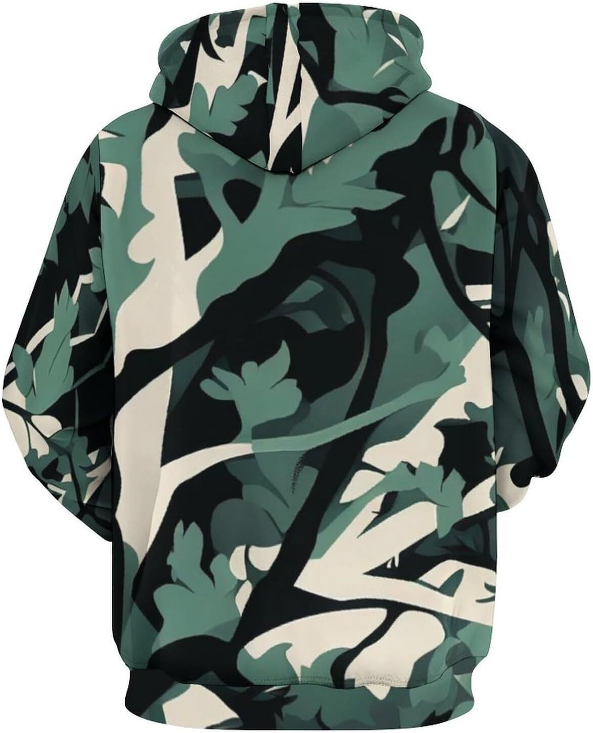 Hoodie for Mens Womens Mens Camo Hoodies, Camouflage Hooded Sweatshirts, 3D Print Hunting Fishing Costume Graphic Hoodies sweatshirt Pullover Long Sle