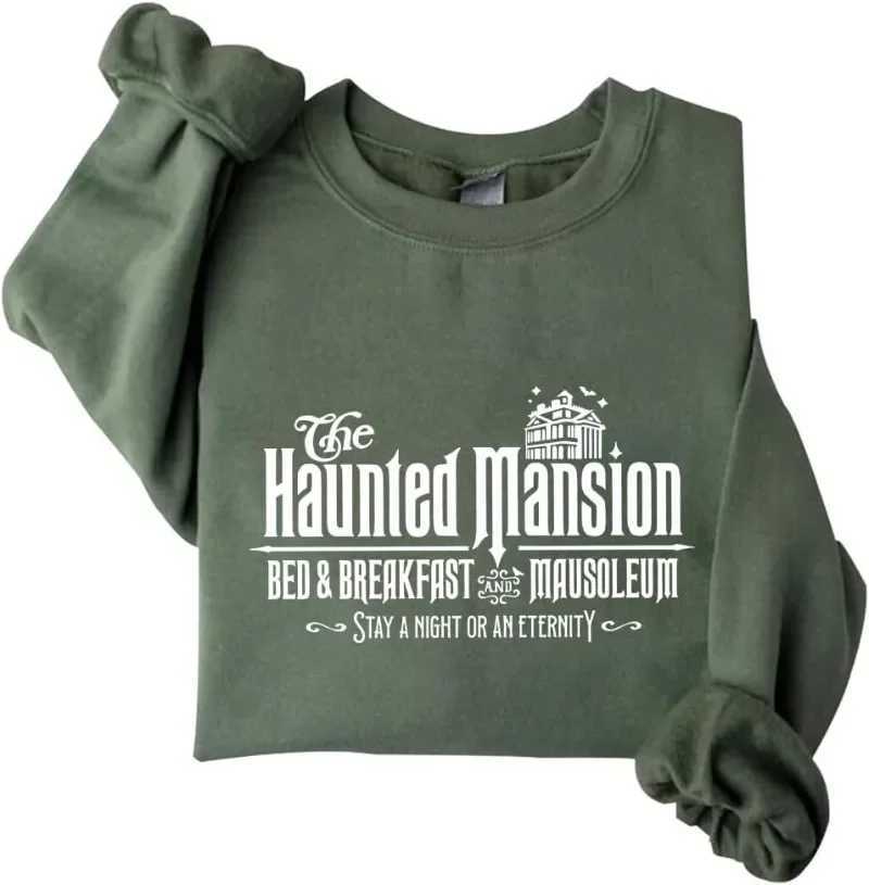 Men's Hoodies Sweatshirts Haunted mansion sweater Halloween sweater Haunted mansion Halloween unisex sweater hoodie J241008