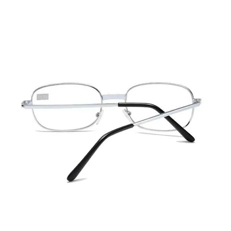 Square Frame Elderly Reading Glasses Portable Classic Metal Presbyopia Spectacles for Men Women Hyperopia Eyewear EyeglassesX241008