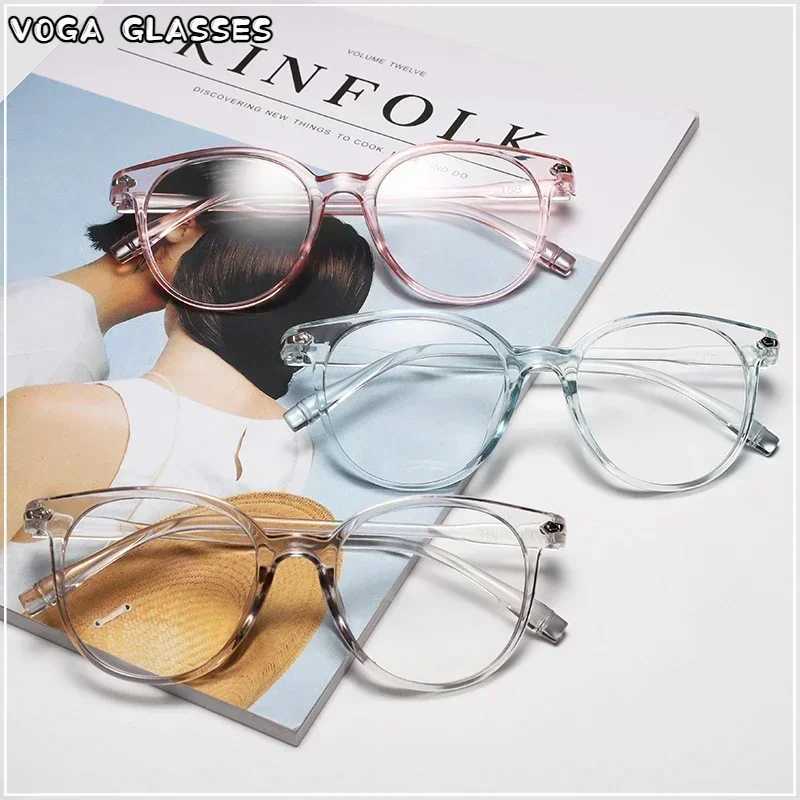 1pcs Anti Blue Light Glasses Round Frame Computer Games Glasses New Men Women Portable High Definition Eyeglasses Outdoor ToolsX241008
