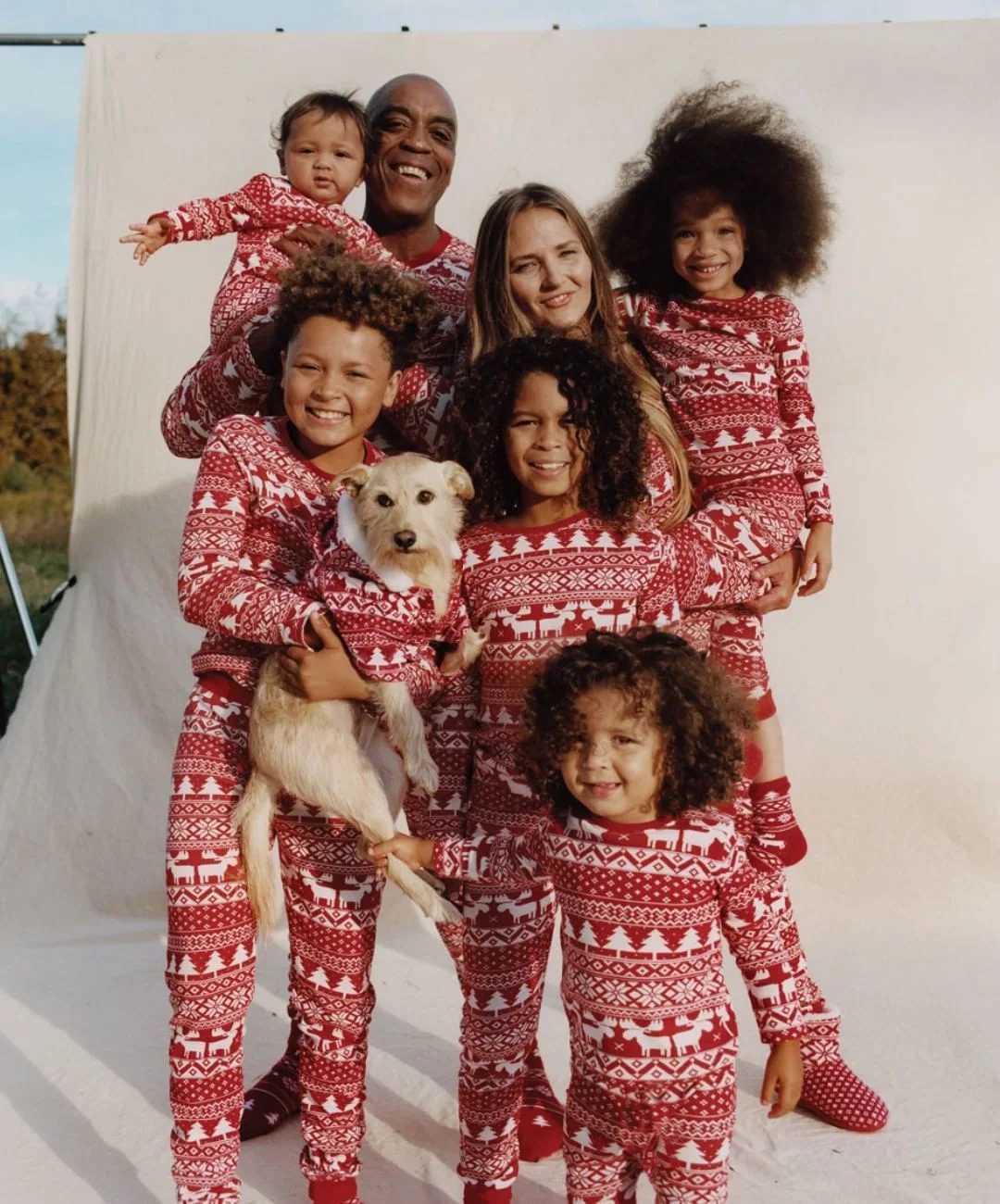 Mother Daughter Father Son Family Look Outfit Baby Girl Rompers Sleepwear Pajamas 2023 Christmas Family Matching Pajamas W241008