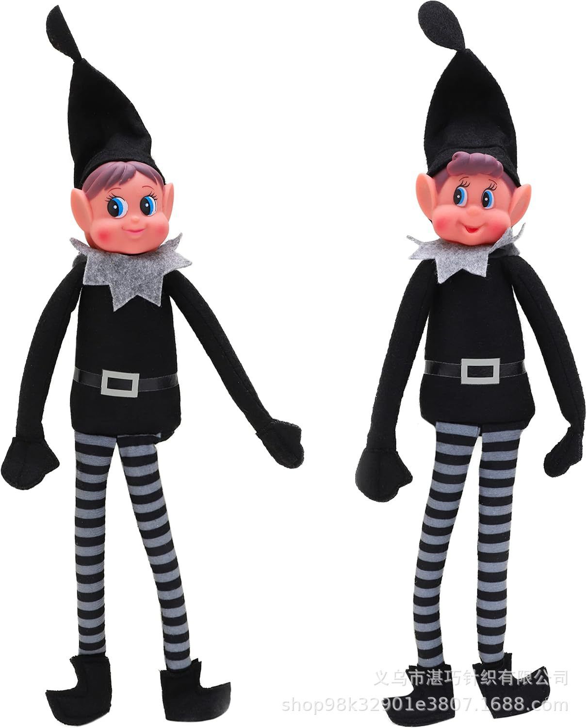 2024 New Cute Elf Dolls Christmas Tree Decorations Ornament Car Interior Home Accessories Party Favors FY8929