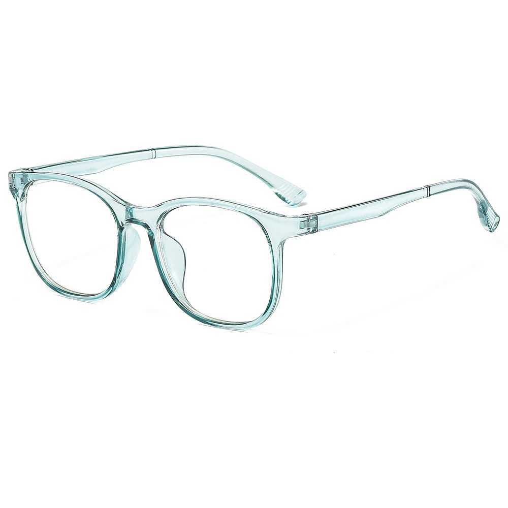 Transparent Computer Glasses Frame Women Men Anti Blue Light square Eyewear Blocking Glasses Optical Spectacle Eyeglass roundX241008