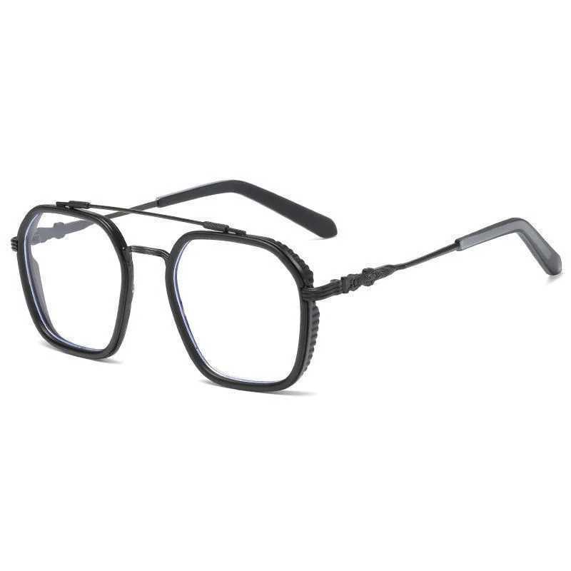 Fashion Punk Square Frame Sunglasses Tony Stark Glasses Men Women Steampunk Sun Glasses Goggles Outdoor Sport Riding EyewearX241008