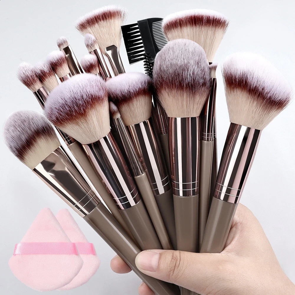 1/20Pcs makeup brush set professional super soft detailed powder blusher fluorescent pen basic concealer eye shadow brush female beauty tools 241008