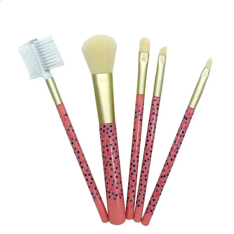 Makeup brush set 5 advanced makeup brushes crystal sequins professional makeup kit eye shadow brush Uodo liquid foundation Bbl 241008