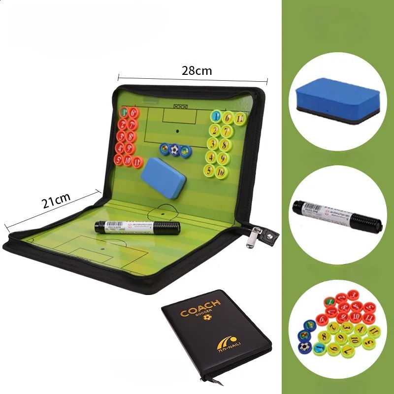 Foldable magnetic tactical board football training clipboard coaching team with large eraser 241008