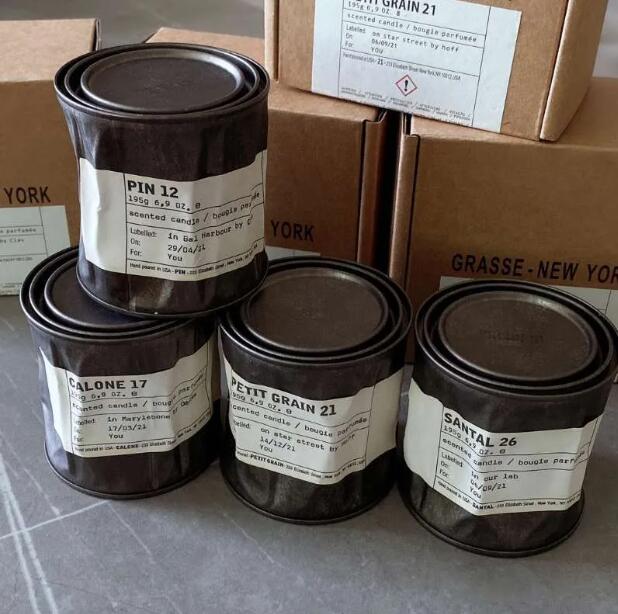 59.5G*3 Scented Candles Santal 26 Candle Incense Parfum Shell Wax Grasse New York Long Lasting Smell