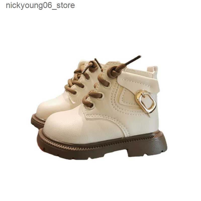 Boots Winter Kid Shoes Plush Thick Short Boot Baby Walking Shoe Baby Shoe Cotton Shoe Girl Shoes Girls Boot Fashion Boots Zapatos Nio L240910