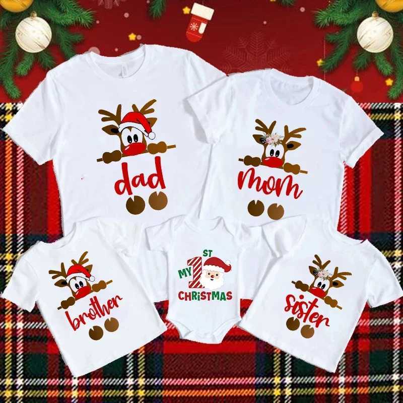New Years Christmas Family Costume Father Mother Brother sisters Baby Merry Christmas Family Appearance Christmas Deer Christmas Costume W241008