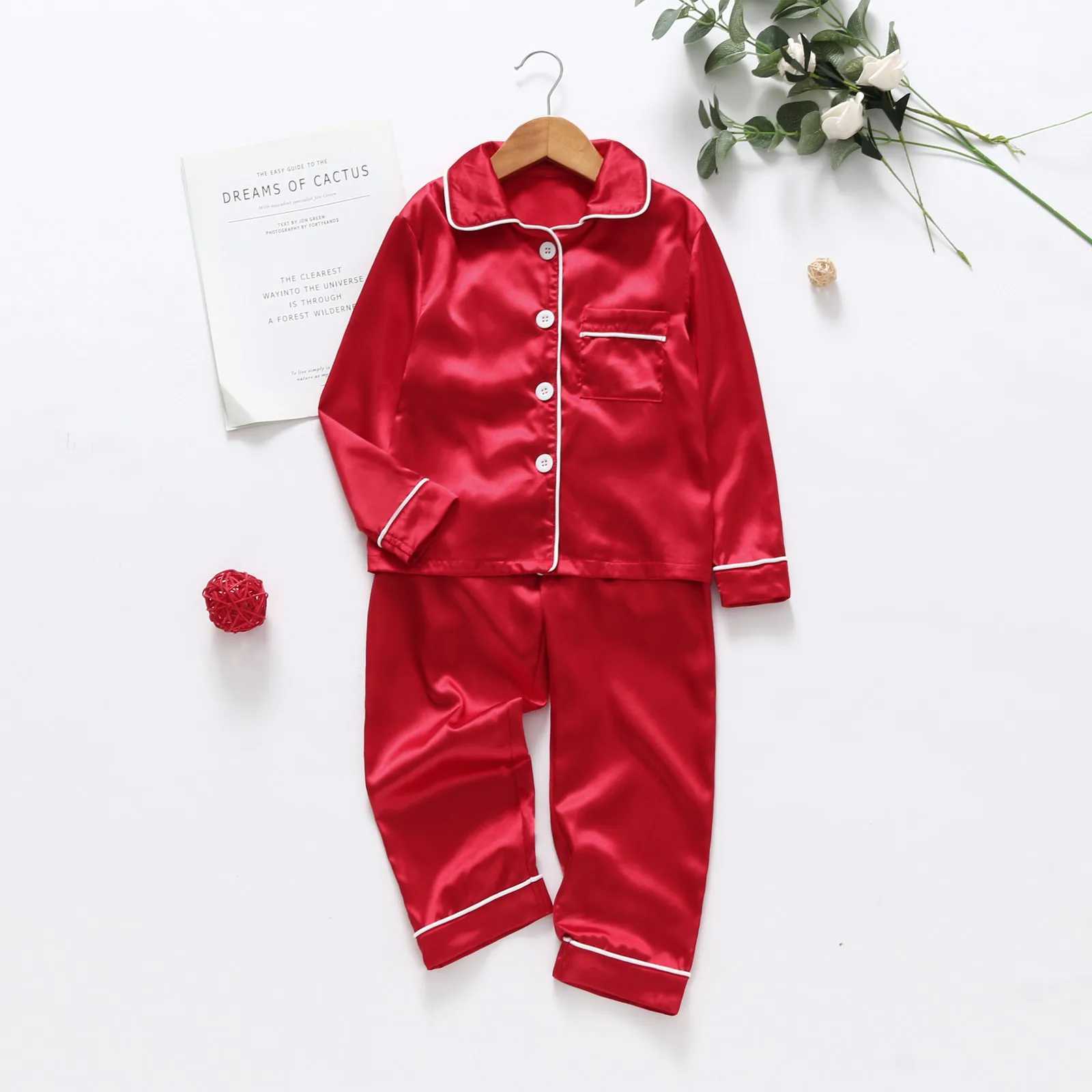 Christmas Satin Pajama Family Matching Set Christmas Pajama Set Family Navidad Pajama W241008