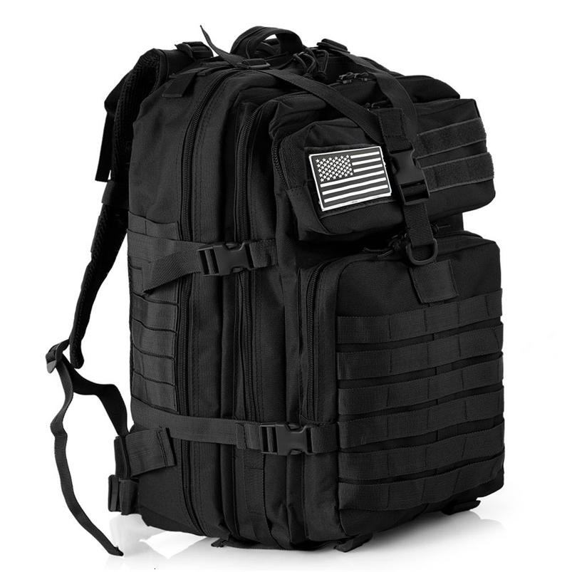 25L/50L Hard Nylon Waterproof Tactical Sports Hiking Fishing Hunting Camping Hiking Bag Outdoor Backpack 241008