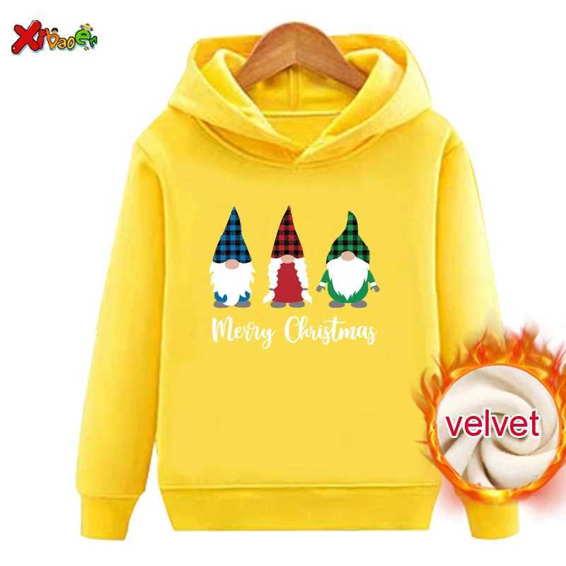 Christmas Family Hoodie Warm Winter Childrens Clothing Zipper with Velvet Sweater Adult Childrens Clothing Matching Couple Set W241008