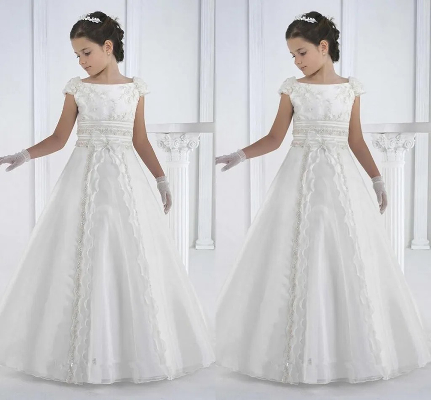 first communion dresses floor length princess white flower girl dresses girls white communion dresses vestidos de comunion