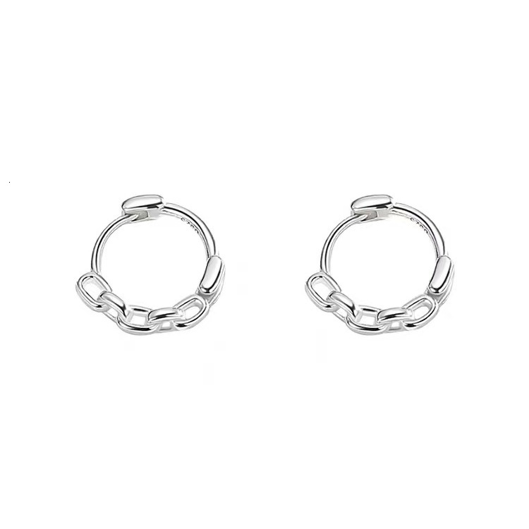 Needle Earrings 2024 New Buckles, Circles, Netizens, Female Earrings, Punk Ins Trend