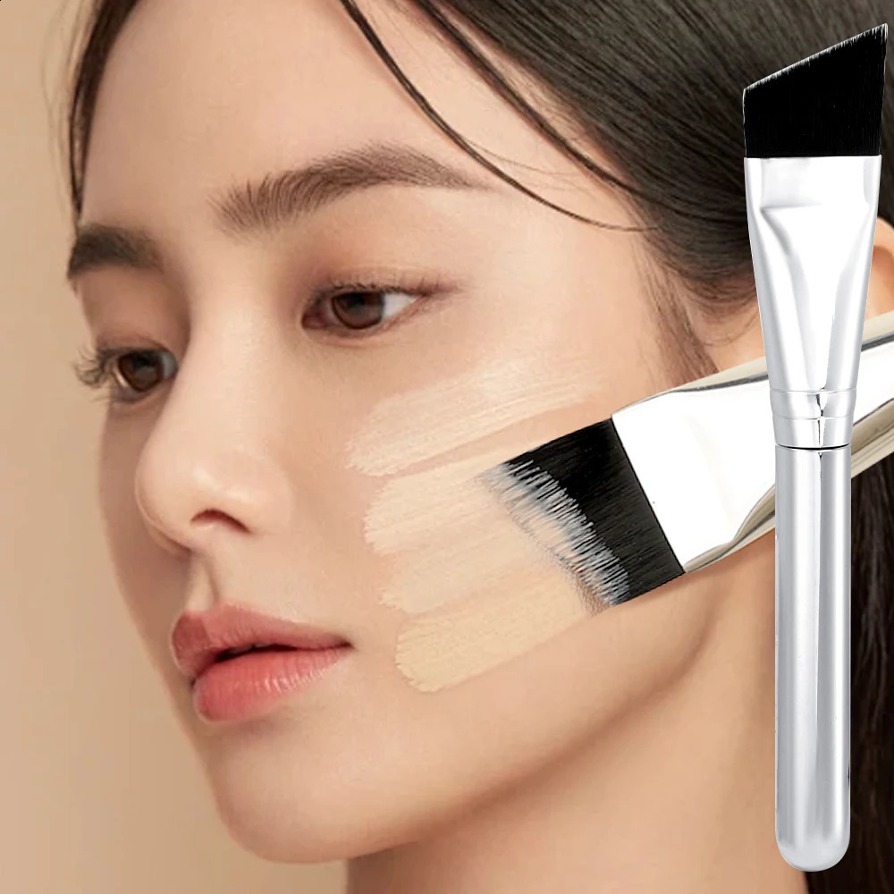Broom head basic brush professional liquid basic shadow makeup brush ultra-thin seamless beauty makeup tool 241008