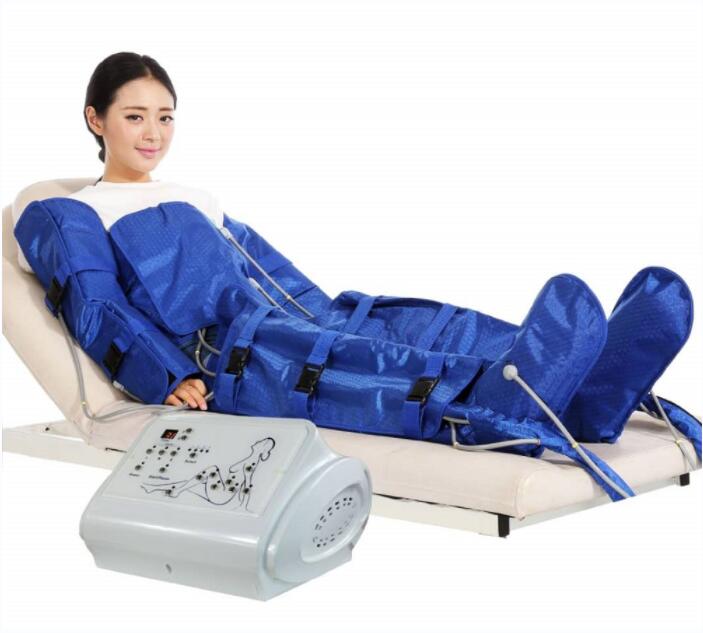presoterapia pressotherapy lymphatic drainage slimming machine portable white blue suit air pressure massager pressoterapia pressotherapy machines for