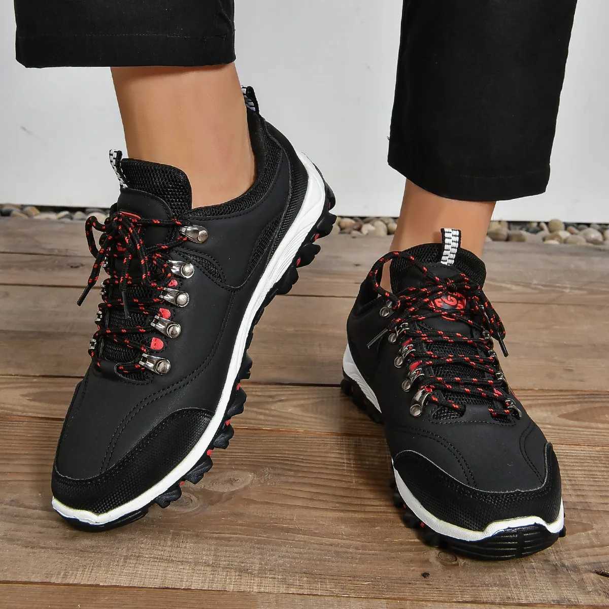 Trend mens casual sports shoes comfortable outdoor platform shoes mens travel lightweight hiking sports shoes size 48 Sapato Masculino Y241008