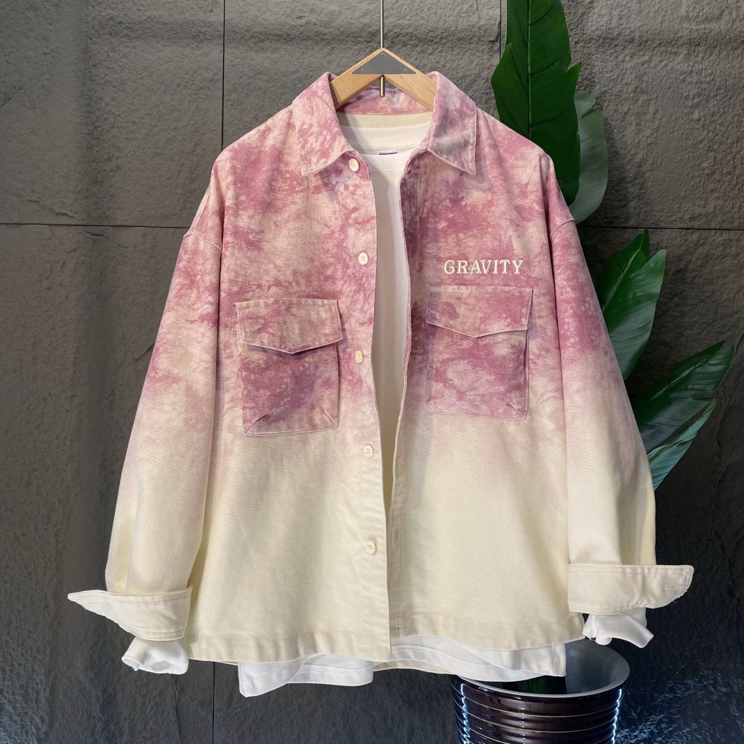 2024 autumn long sleeved loose fashion casual design sense niche versatile and stylish men's shirt trend