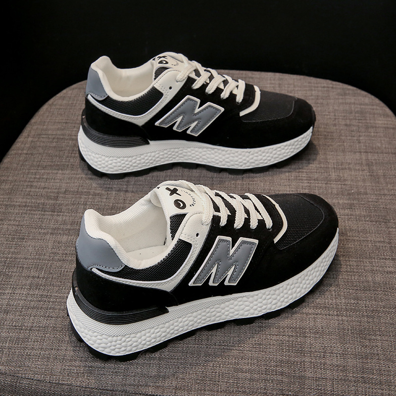 Running Shoes for Women Black Brown Grey Comfortable Mesh Sport Shoes Jogging Tennis Platform Sneakers