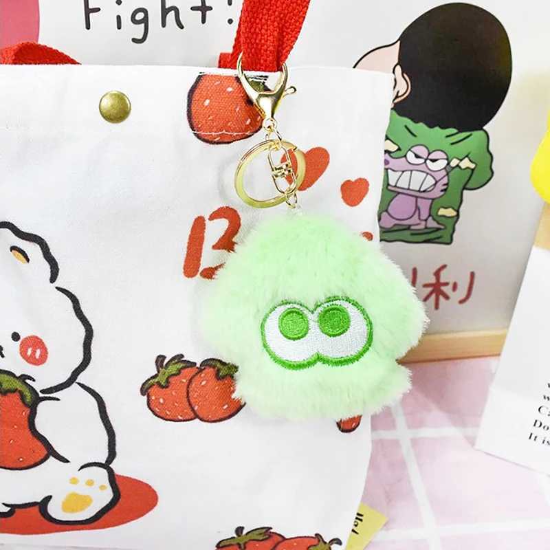 Splatoon Inkling Plush Keychain Anime Orange Red Inkling Kawaii Animal Backpack Pendant Soft Stuffed Cartoon Toy Doll Kid GiftX241008