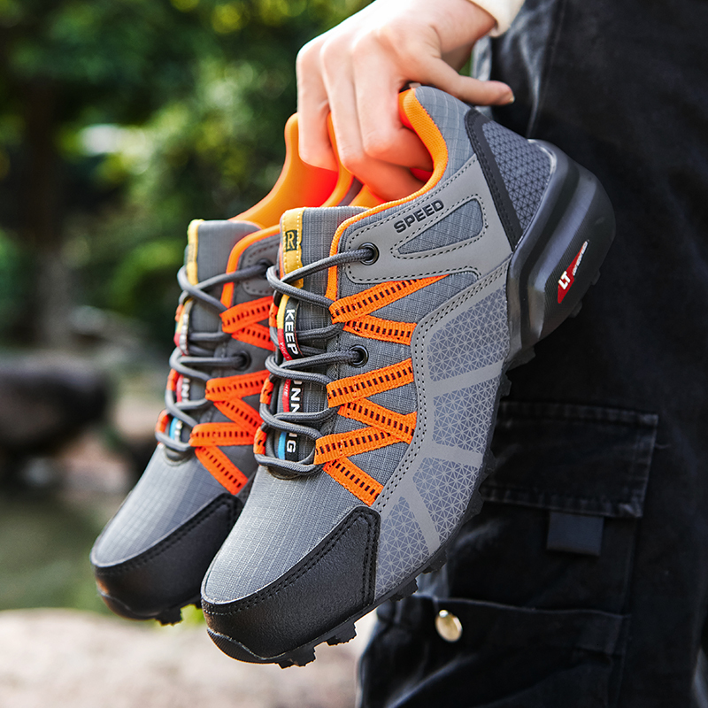 Trainer Men High Outdoor Hiking Quality Climbing Shoes Trekking Sneakers Rubber Sole Hunting Trekking Rock Climbing Lace Up Soft Ddmycat