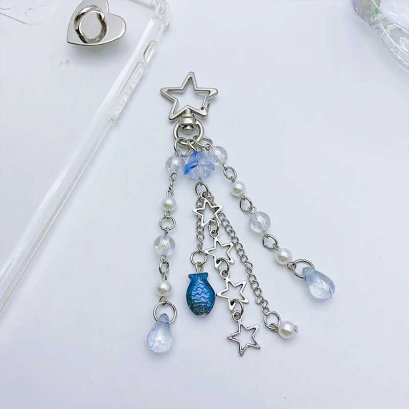 Strawberry Pendant Keychain Delicate Fruit Pendant Keyring Mobile Phone Pendant Strap Lanyard DIY BackpackX241008