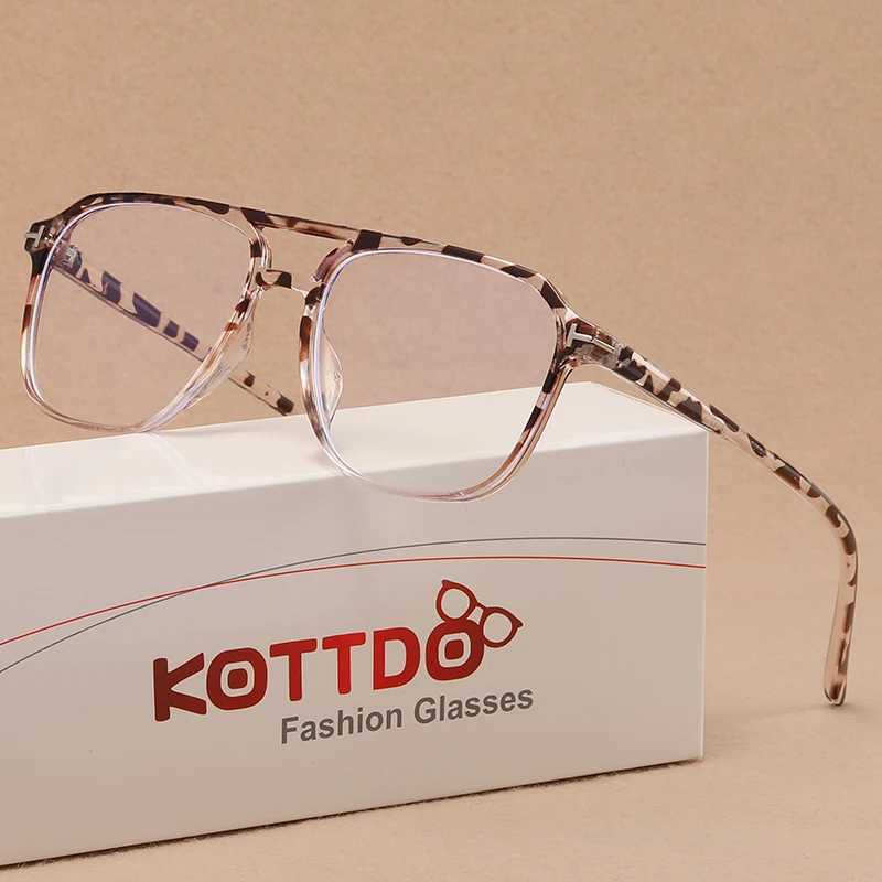 Women Anti Blue Light Glasses Large Frame Optical Eyeglasses Trend Transparent Computer Tablet Men Game Comfortable EyewearX241008