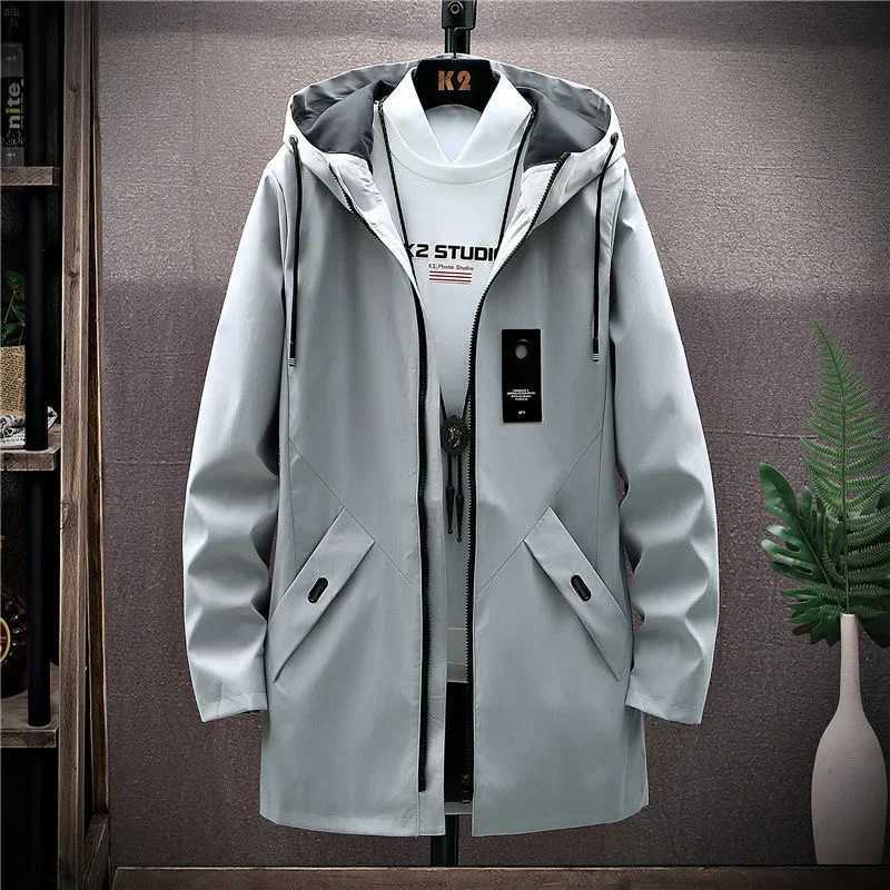 2023 Spring/Summer New Mens Classic Fashion in Long Wind Block Mens Casual Loose Large Premium Coat M-5XL W241007