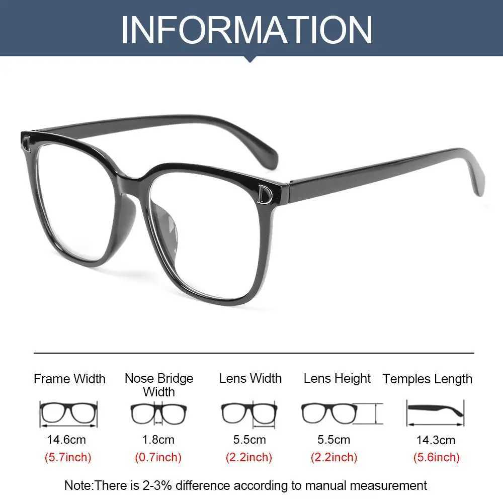 Anti-Blue Light Myopia Glasses for Unisex Vintage Transparent Polygon Computer Eyeglasses Ultralight Frame Radiation ProtectionX241008