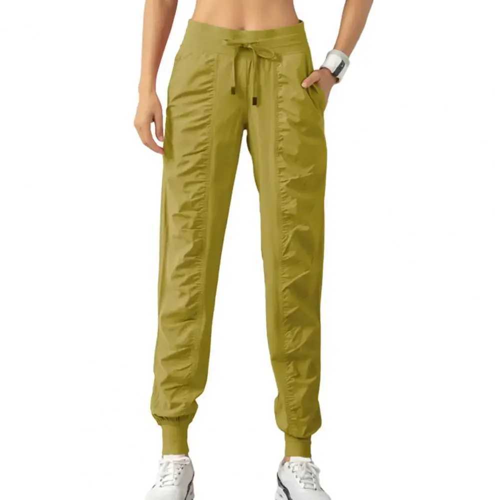 Stylish High Waist Drawstring Soft Breathable Fabric Ankle-banded Loose for Sports Women Pants Comfortable Womens Cargo PantsX241008