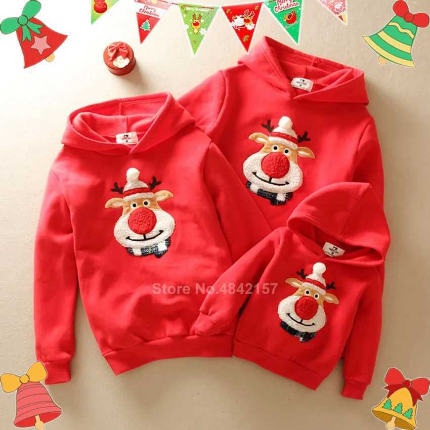 Ugly Christmas Tree Deer Sweater Family Appearance Clothes Christmas Family Matching Clothes Father Mother Daughter Mom and Me Clothes W241008