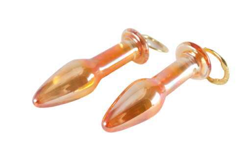 Crystal glass Dildo women's sex toy Anal Butt plug G-spot massager BDSM US