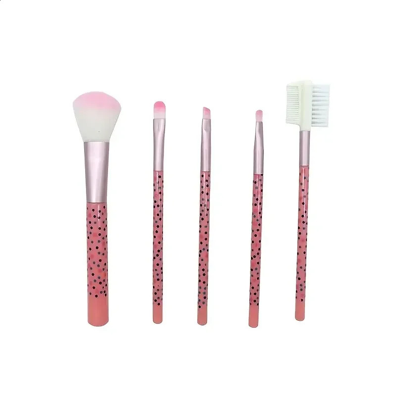 Makeup brush set 5 advanced makeup brushes crystal sequins professional makeup kit eye shadow brush Uodo liquid foundation Bbl 241008