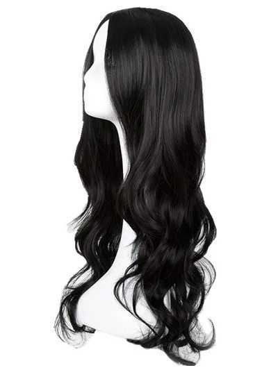 Long Curly Wig Fei-Show Synthetic Heat Resistant Middle Part Line Carnival Hair Costume Cos-play Halloween Party Salon HairpieceXJ241008