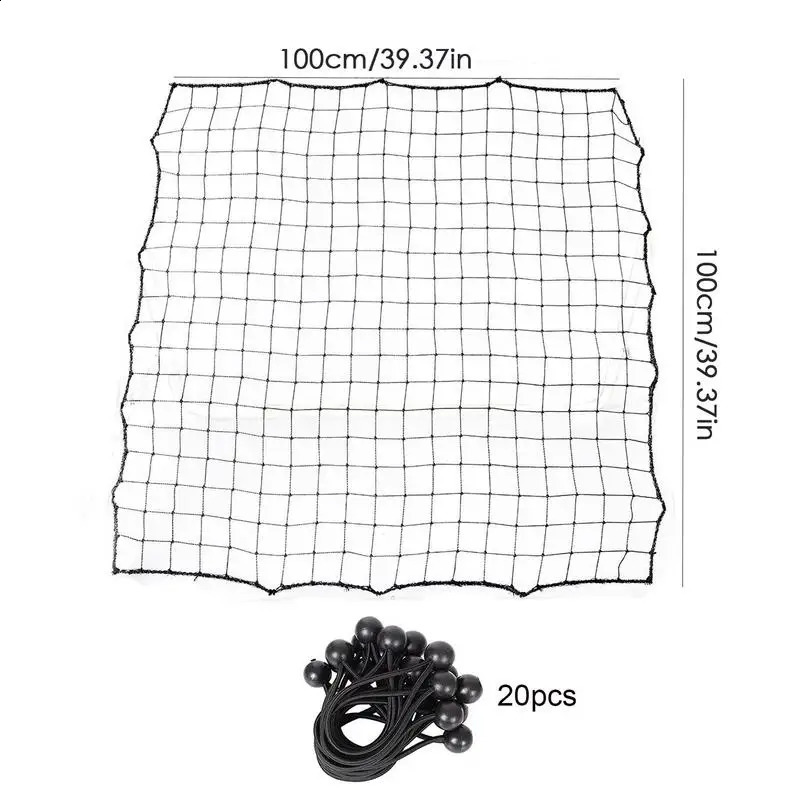 Football rebound net 3937x3937 inches equipped with 20 ropes football receiving tool for school use 241008